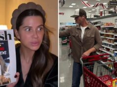 Demi e seu marido Bret, das esposas mórmons, zombam do drama de Fruity Pebbles A esposa mórmon, Jessi, zomba de Demi, alegando que ela não consegue pentear a figura paterna de Taylor Swift