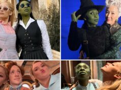 Desafie a gravidade com essas fotos ‘perversas’ dos bastidores 'Wicked' - nos bastidores