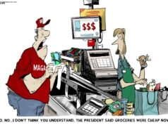 Desenho animado: Mas Trump disse… Desenho animado: Mas Trump disse...