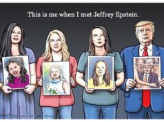 Desenho animado: Quando conheci Jeffrey Epstein Desenho animado: Quando conheci Jeffrey Epstein