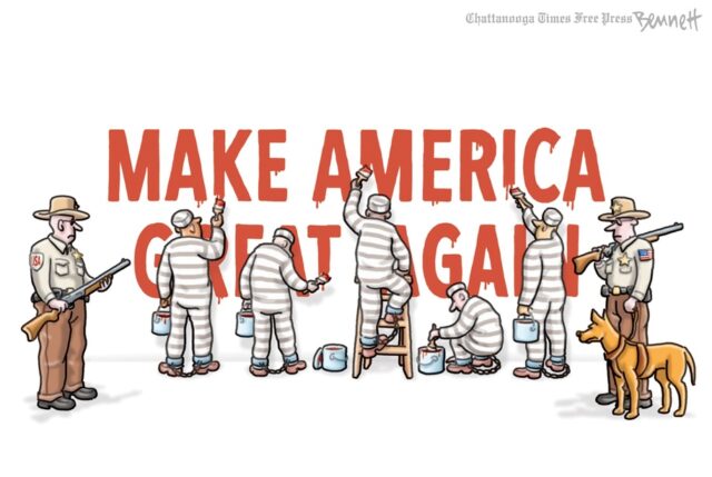 Desenho animado: Serviço comunitário
