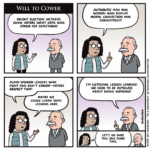 Desenho animado: Vontade de se encolher