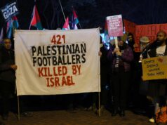 Dezenas de atletas apelam à UEFA para proibir Israel por abusos de direitos Dezenas de atletas apelam à UEFA para proibir Israel por abusos de direitos