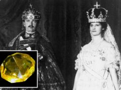 Diamante real austríaco que se pensava estar perdido há mais de 100 anos ressurge em lugar inesperado Réplica em vidro do Diamante Florentino Amarelo.