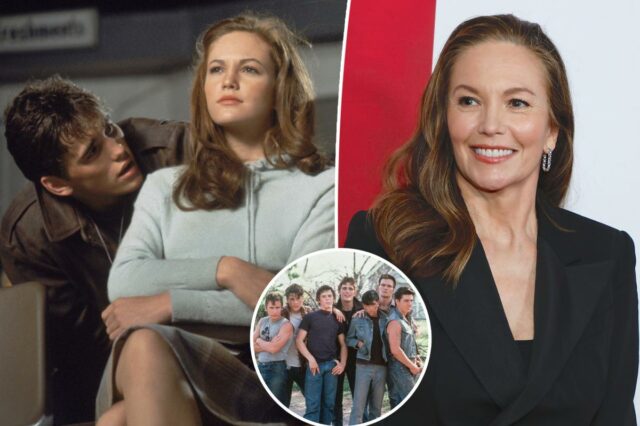 Diane Lane diz que 'The Outsiders' tinha 'muita testosterona' no Diane Lane diz que 'The Outsiders' tinha 'muita testosterona' no set de filmagem: 'Estava quente!'