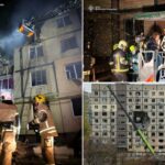 Drone russo atinge cidade da Ucrânia enquanto pessoas dormem, matando 3 e ferindo 12