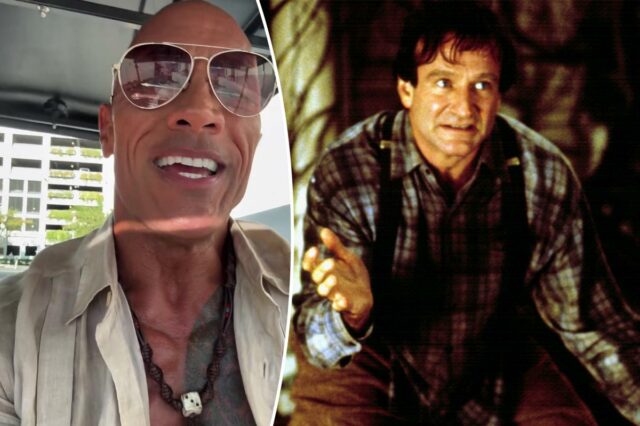 Dwayne 'The Rock' Johnson revela como seu traje de 'Jumanji Dwayne 'The Rock' Johnson revela como seu traje de 'Jumanji 3' presta homenagem a Robin Williams