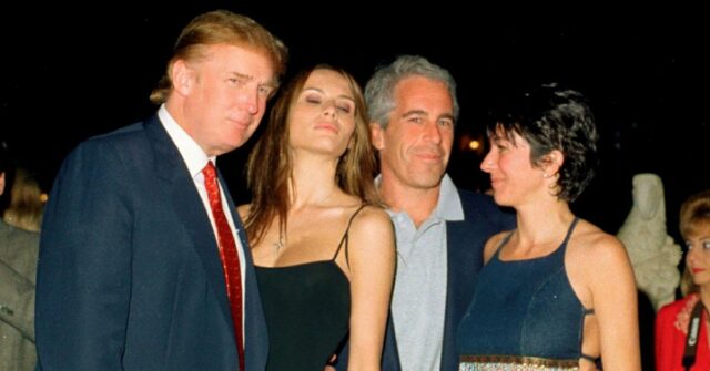 E-mail de Epstein afirma que Trump ‘sabia sobre as meninas’ Donald Trump com o bilionário criminoso sexual Jeffrey Epstein em 2000, com seus respectivos parceiros Melania Knauss (agora Trump) e Ghislaine Maxwell no clube do presidente Mar-a-Lago, na Flórida.