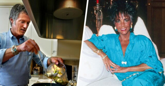 Talheres de Ação de Graças na casa de Elizabeth Taylor.