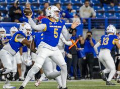 Eget e Scudero lideram San Jose State na vitória por 45-38 sobre o Havaí no Tomey Legacy Game Eget e Scudero lideram San Jose State na vitória por 45-38 sobre o Havaí no Tomey Legacy Game