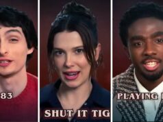Elenco de ‘Stranger Things’ recapitula série inteira com rap de um minuto no ‘The Tonight Show’ | Vídeo Elenco de 'Stranger Things' recapitula série inteira com rap de um minuto no 'The Tonight Show' | Vídeo
