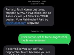 Eles disseram: Mensagens de texto na corrida de assessor do condado Eles disseram: Mensagens de texto na corrida de assessor do condado