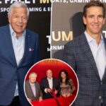 Eli Manning e Robert Kraft celebram o 50º aniversário do Museu Paley