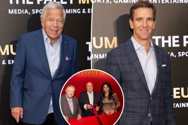 Eli Manning e Robert Kraft celebram o 50º aniversário do Museu Paley
