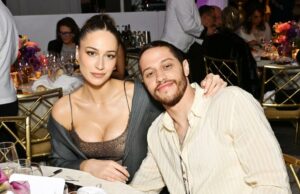 Elsie Hewitt, namorada grávida de Pete Davidson, comemora chá de bebê GettyImages 2208894326 Pete Davidson e a grávida Elsie Hewitt não estavam planejando um bebê