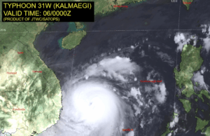Embaixada dos EUA emite alerta enquanto tufão atinge o Vietnã Embaixada dos EUA emite alerta enquanto tufão atinge o Vietnã