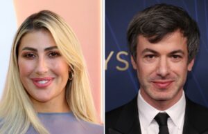 Emma Slater, profissional de ‘Dancing With the Stars’, apresenta Nathan Fielder como próximo parceiro: ‘Estou obcecado por ele’ | Vídeo Emma Slater, profissional de 'Dancing With the Stars', apresenta Nathan Fielder como próximo parceiro: 'Estou obcecado por ele' | Vídeo