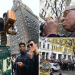 Entre! Mais de 2.000 fumantes se reúnem no Washington Square Park para uma pausa para fumar