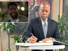 Eric Adams obscurece rival durante viagem ao exterior por causa de ameaças de assumir o cargo de prefeito de Nova York Eric Adams obscurece rival durante viagem ao exterior por causa de ameaças de assumir o cargo de prefeito de Nova York