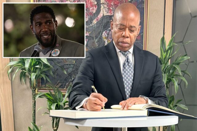 Eric Adams obscurece rival durante viagem ao exterior por causa Eric Adams obscurece rival durante viagem ao exterior por causa de ameaças de assumir o cargo de prefeito de Nova York