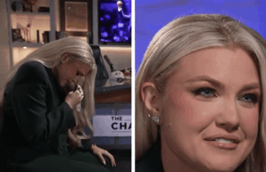 Erika Kirk começa a chorar enquanto assiste ao vídeo de Charlie em nova entrevista 110125_erika_kirk_kal