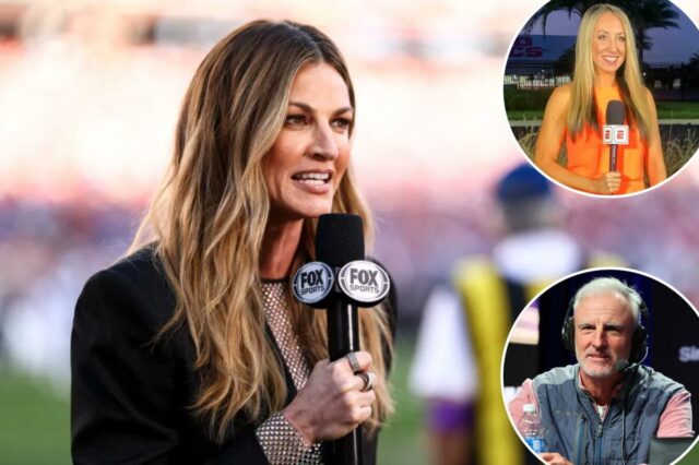 Erin Andrews dispara contra personalidades do esporte após reação negativa nos comentários do feriado
