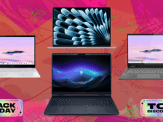 Escrevo sobre laptops o ano todo. Veja as 6 principais ofertas de laptops da Black Friday (até agora). o macbook air m4 de 13 polegadas da apple