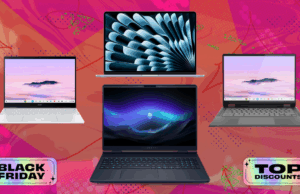 Escrevo sobre laptops o ano todo. Veja as 6 principais ofertas de laptops da Black Friday (até agora). o macbook air m4 de 13 polegadas da apple