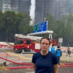 Esforço incrível para extinguir os incêndios em arranha-céus de Hong Kong