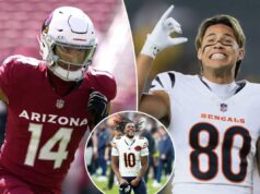 Esses receptores de teto alto são opções para proprietários de futebol fantástico O recebedor do Bengals, Andrei Iosivas, pode ser uma boa opção desconhecida para os proprietários do futebol fantasia.