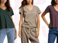 Esta camiseta solta e não pegajosa é um item básico que você precisa Esta camiseta solta e não pegajosa é um item básico que você precisa