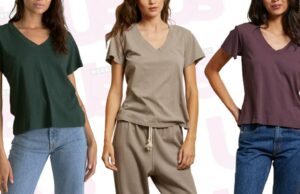 Esta camiseta solta e não pegajosa é um item básico que você precisa Esta camiseta solta e não pegajosa é um item básico que você precisa