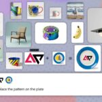 Página da Web mostrando itens diversos em torno do texto do Mixboard