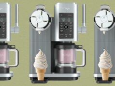 Estou obcecado pelo meu Ninja CREAMi, mas o Swirl aprovado pela Oprah é o próximo nível Ninja Swirl da CREAMi Sorveteira e Máquina de Servir Soft