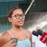 Estreando aos 14 anos, atleta de natação indonésio otimista em levar para casa uma medalha dos SEA Games!