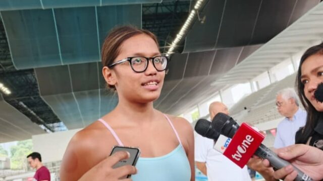 Estreando aos 14 anos, atleta de natação indonésio otimista em levar para casa uma medalha dos SEA Games!
