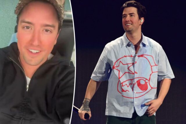 Estrela pop foi levada às pressas para o hospital depois de abrir o joelho no palco
