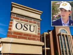 Estudantes conservadores do estado de Oklahoma apresentam queixa após confronto acalorado e mesas destruídas no campus Estudantes conservadores do estado de Oklahoma apresentam queixa após confronto acalorado e mesas destruídas no campus