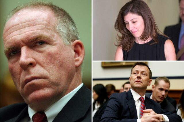 Ex-diretor da CIA John Brennan, ex-funcionários do FBI Strzok, Page Ex-diretor da CIA John Brennan, ex-funcionários do FBI Strzok, Page intimado como parte da investigação Russiagate: fontes