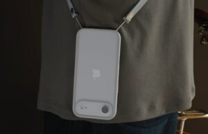 Experimentei a alça crossbody da Apple. É conveniente, mas o telefone parece bobo quando a alça é removida Experimentei a alça crossbody da Apple. É conveniente, mas o telefone parece bobo quando a alça é removida