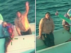 Família da Flórida resgatada após 20 horas à deriva no oceano, veja fotos e vídeo Família da Flórida encontrada após encalhada no mar 1