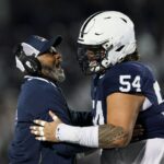 Interim college football head Coach Terry Smith of the Penn State Nittany Lions