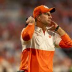 Head coach Dabo Swinney of the Clemson Tigers