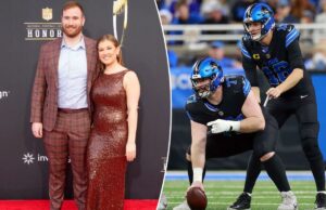 Fãs de Frank Ragnow inundam o Instagram da esposa após a reviravolta na aposentadoria do Lions Center logotipo de fantasia azarão