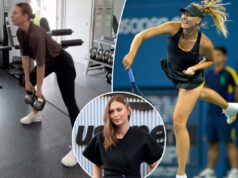 Fãs de Maria Sharapova imploram pelo retorno do tênis após novo vídeo de treino Fãs de Maria Sharapova imploram pelo retorno do tênis após novo vídeo de treino