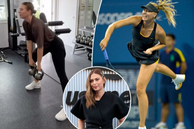 Fãs de Maria Sharapova imploram pelo retorno do tênis após novo vídeo de treino
