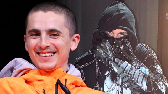 Fãs especulam que o rapper mascarado do Reino Unido EsDeeKid timothee chalamet esdeekid principal getty instagram