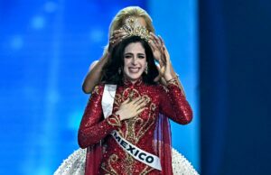 Fatima Bosch, do México, vence concurso de Miss Universo atingido por escândalo na Tailândia A mexicana Fátima Bosch foi coroada vencedora, marcando o quarto título de Miss Universo do país (AFP via Getty Images)