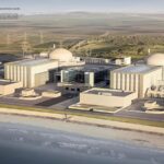 Hinkley Point C, em Somerset, foi proposto pela primeira vez em 1982 e, após anos de paralisia, recebeu luz verde dos conservadores em 2022 (foto: impressão artística da planta)