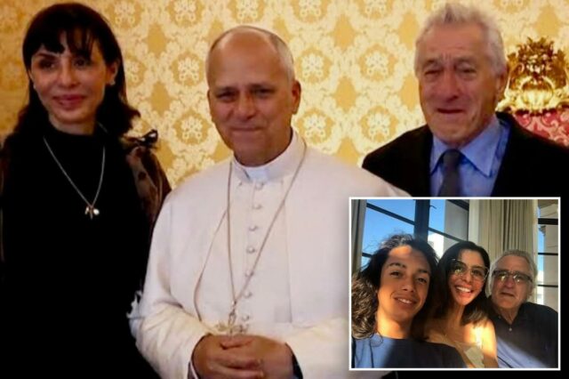 Filha de Robert De Niro compartilha postagem emocionante em homenagem ao filho Leandro durante visita ao Papa no Vaticano

